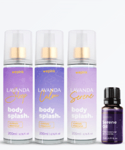 Kit Lavanda Wepink - (3 Body Splashes + Óleo Essencial)