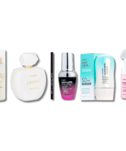 Kit Liberté + Lápis Boldeye + Sérum Noturno + Protetor Solar SunCare + Espuma Esfoliante Myskin